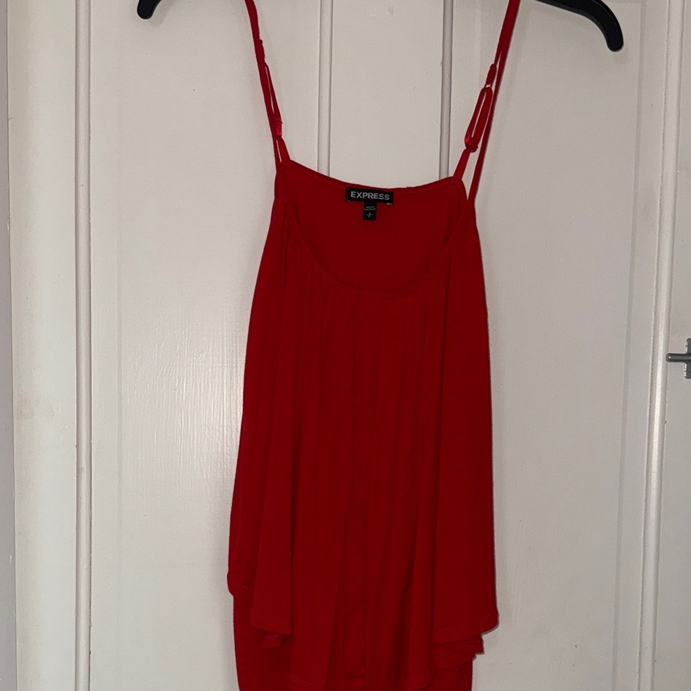 Express Women's Vibrant Red Camisole